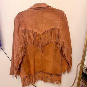 Genuine Suede Fringe Jacket Vintage